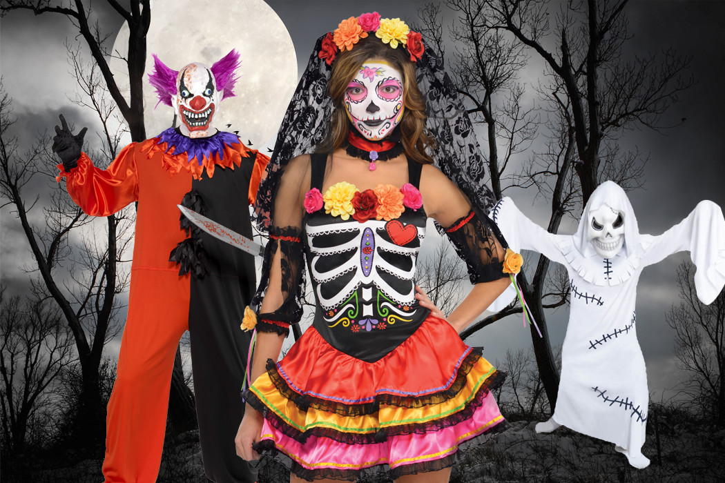 карнавални костюми и маски за Хелоуин
