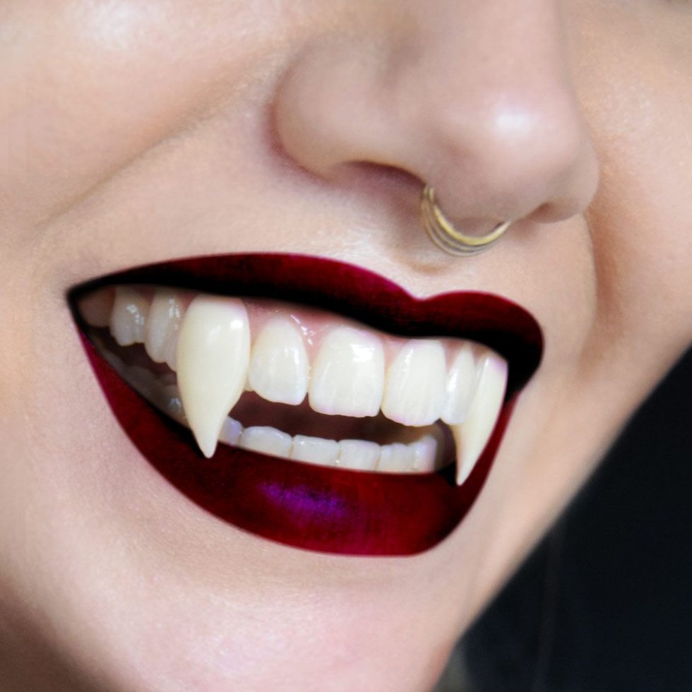 вампирски зъби за Хелоуин парти зъби