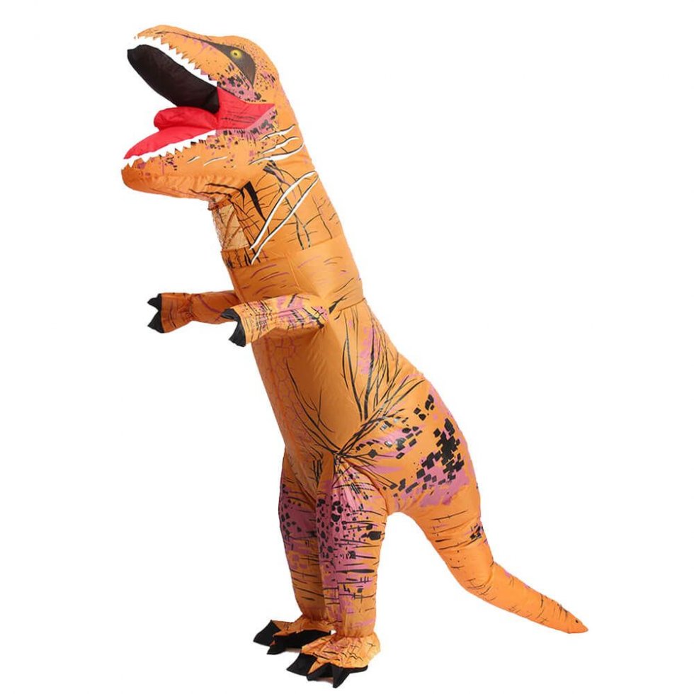 костюм на динозавър за Хелоуин