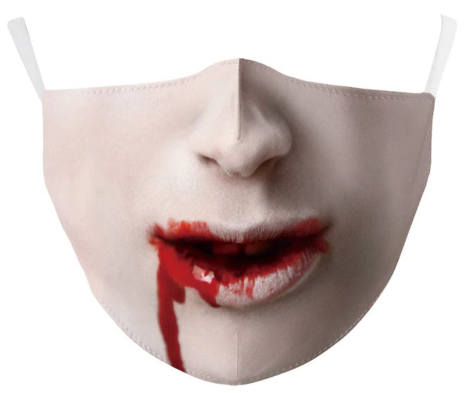страшна вампирска маска за лице