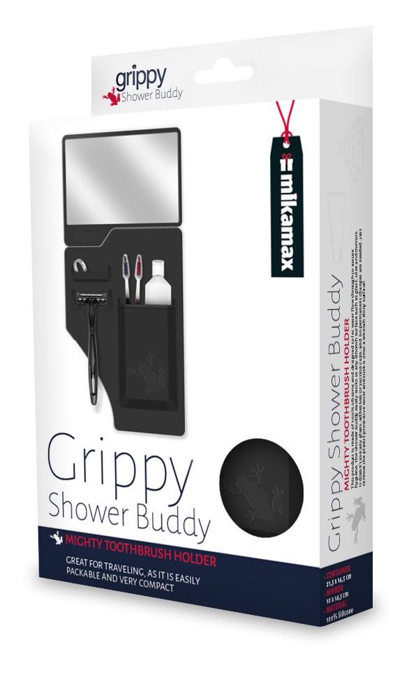 държач за баня за хигиенни артикули grippy shower buddy