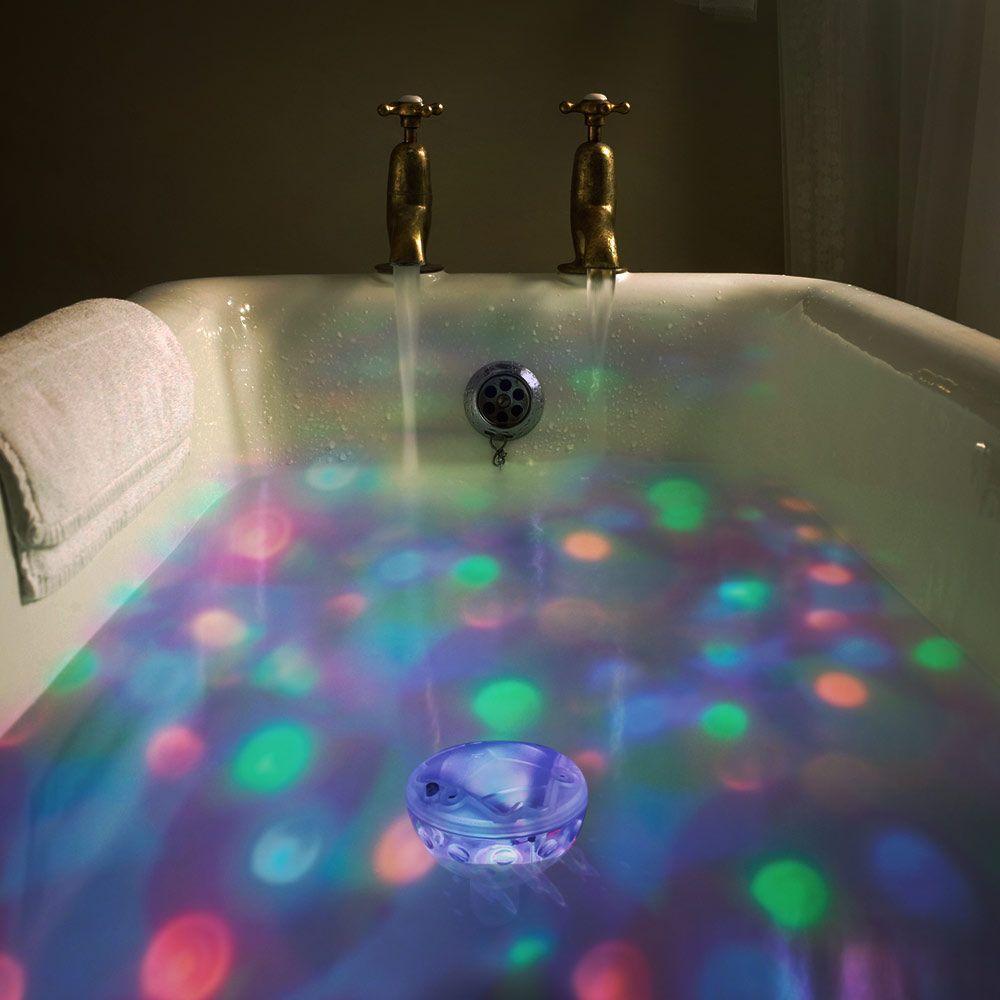 плаваща LED лампа за баня