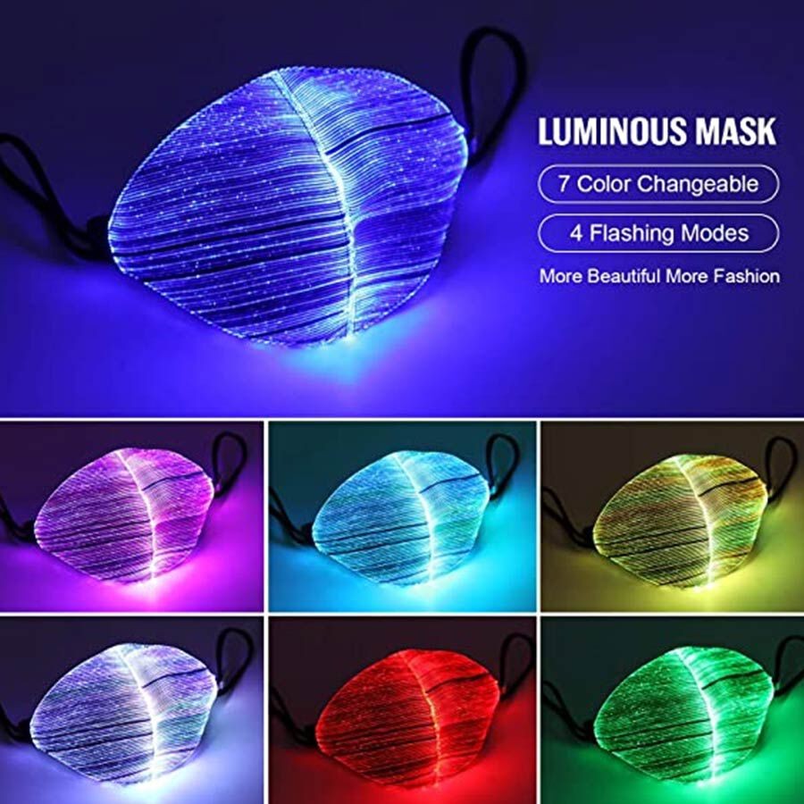 LED защитна маска осветяваща