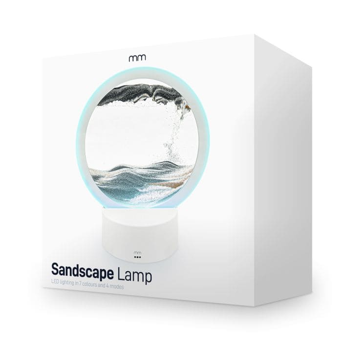 Пясъчна арт лампа - настолна лампа sands of time- RGB цветна LED подсветка