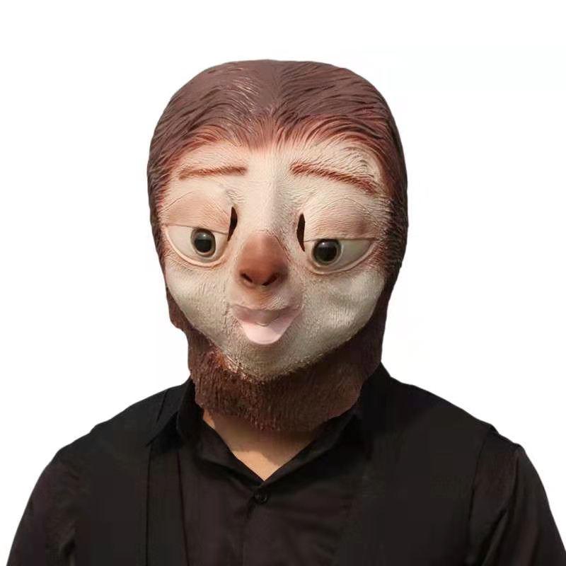 ленивец маска за лице силиконов латекс