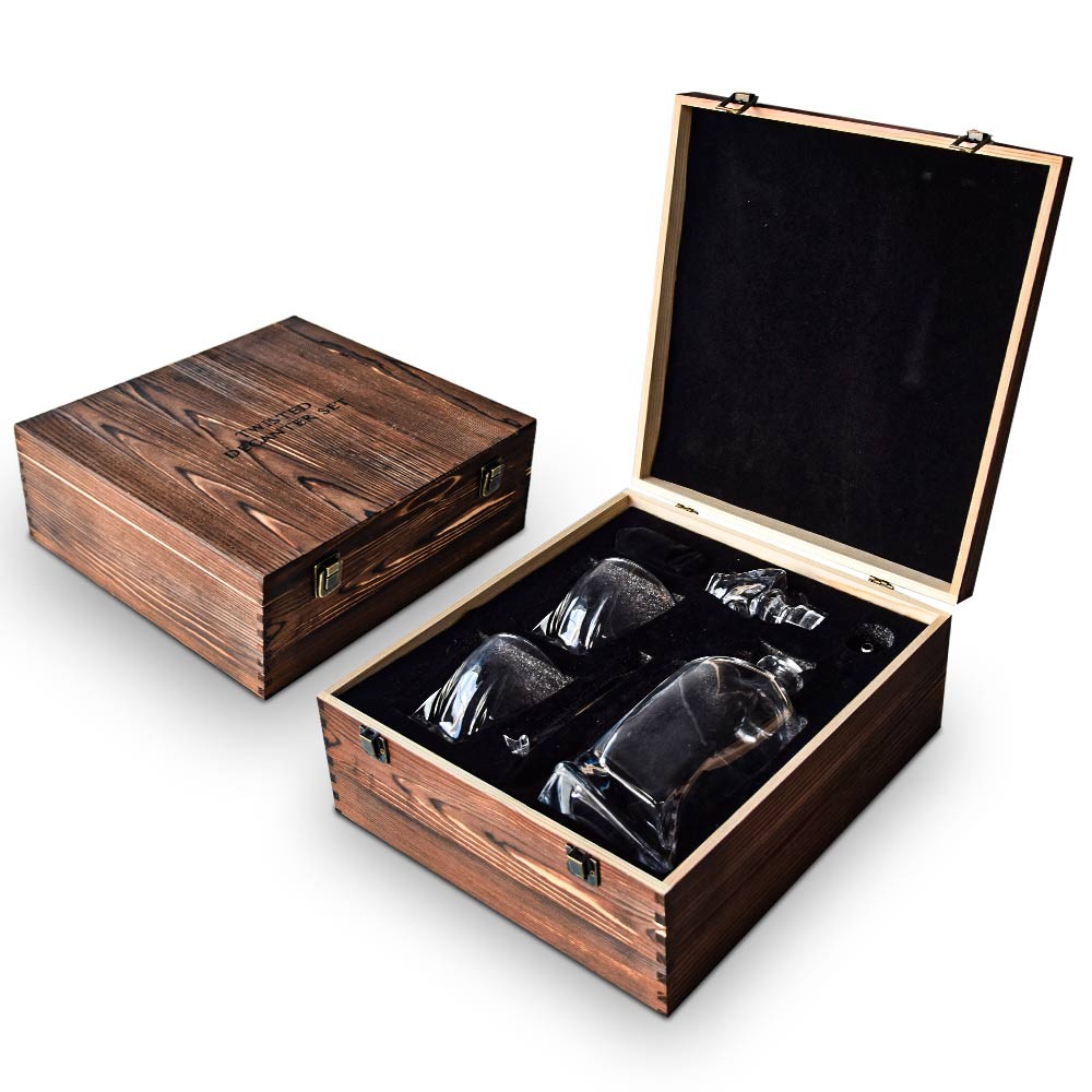 комплект чаши за уиски кристал в подаръчна кутия