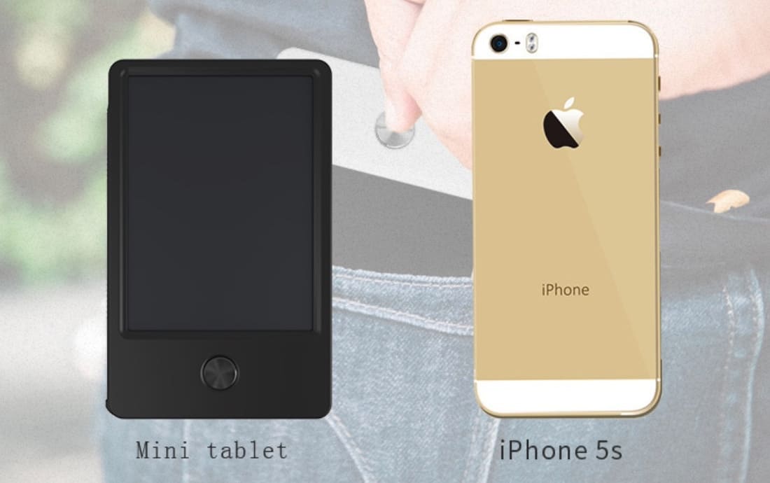 Мини размери като вашия мобилен телефон - Pocket LCD маса