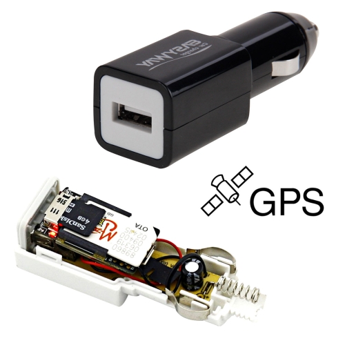 GPS локатор зарядно за кола