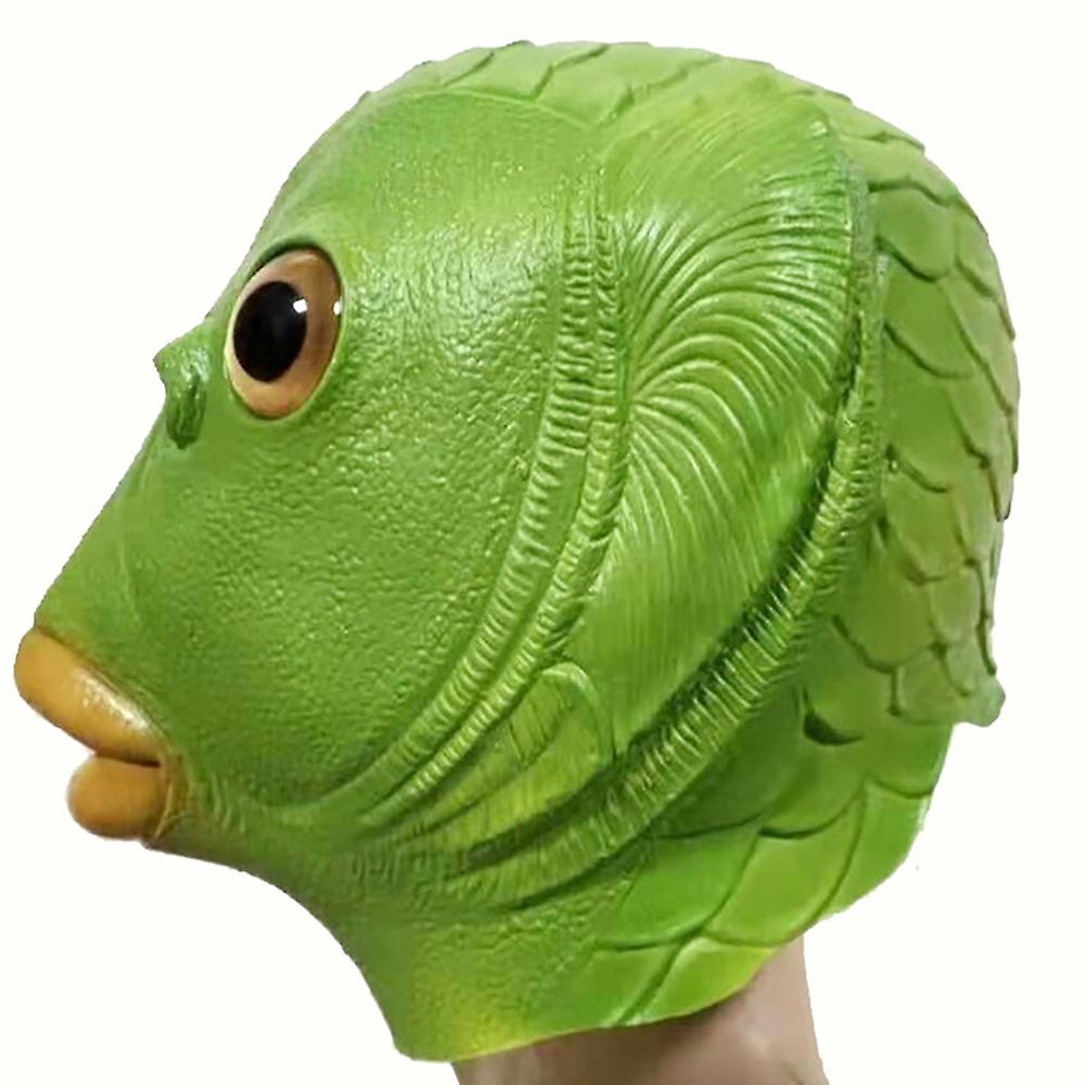 Силиконова маска за лице Fish Green Head