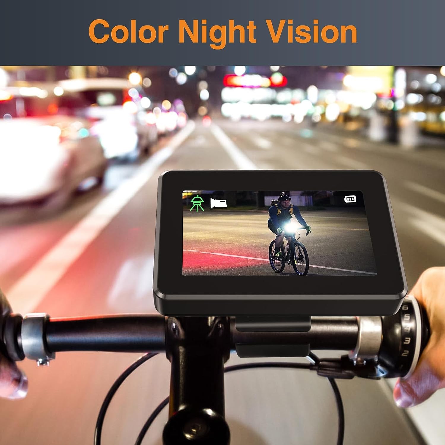 комплект монитор за велосипед с камера с нощно виждане
