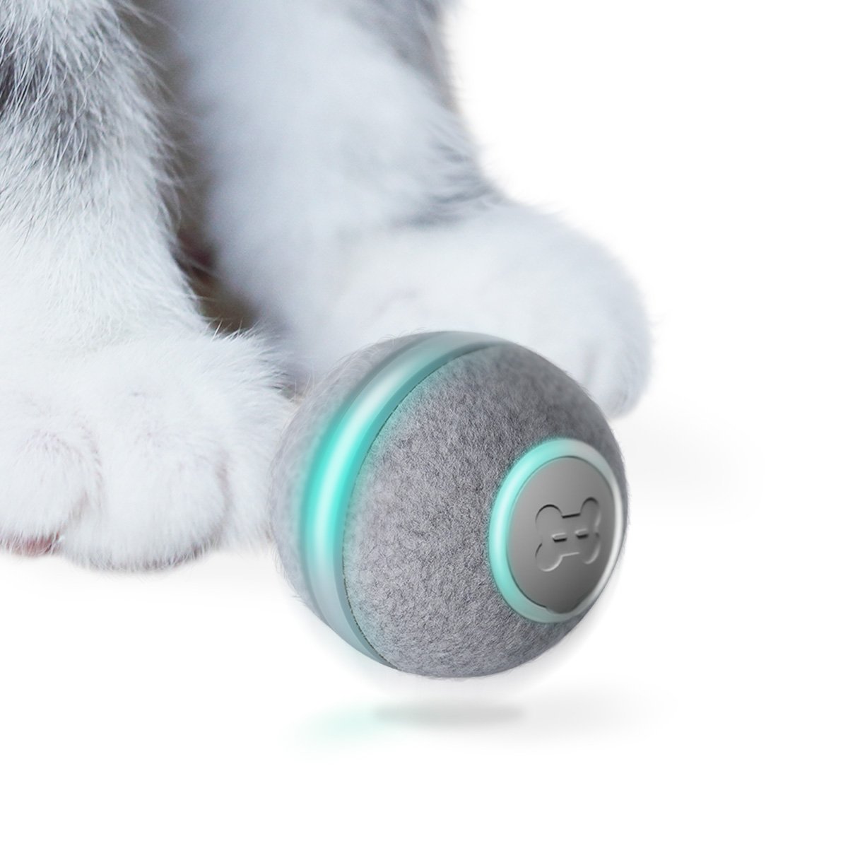 автоматична играчка за котка - весела топка