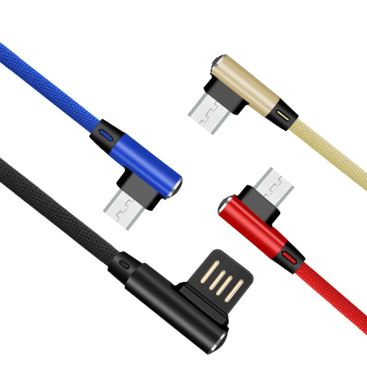микро USB кабел с 90 дизайн