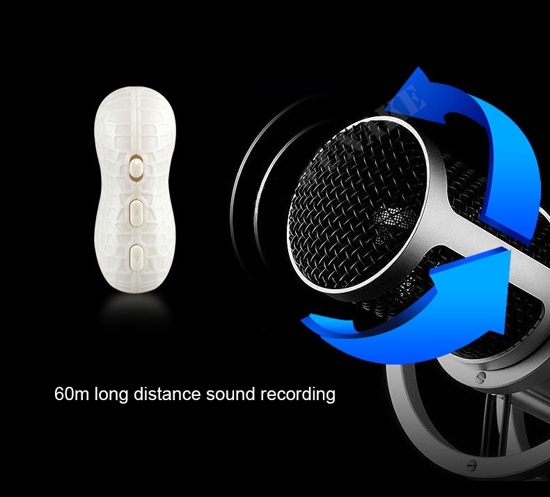 HD диктофон аудио - шпионски рекордер мини