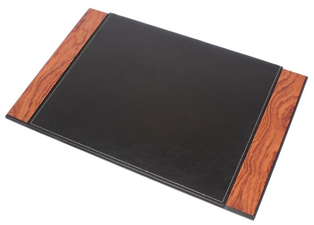 луксозна подложка за маса дървена кожа