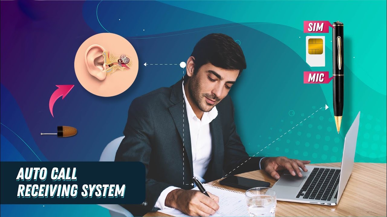 шпионирайте най-малкия слухов апарат в ухото, невидим за изпити