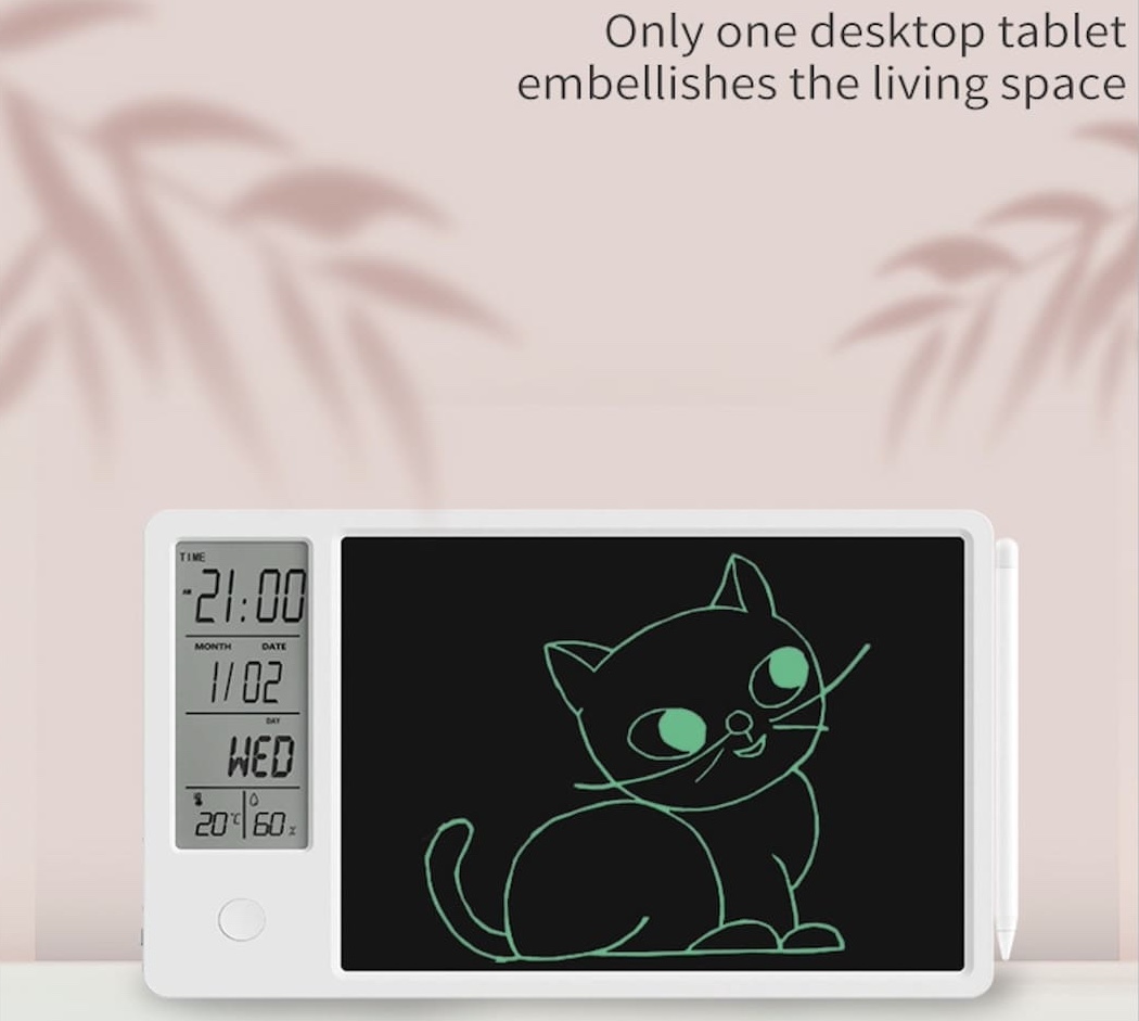 календар Цифров LCD с бележник интелигентен за писане чертеж