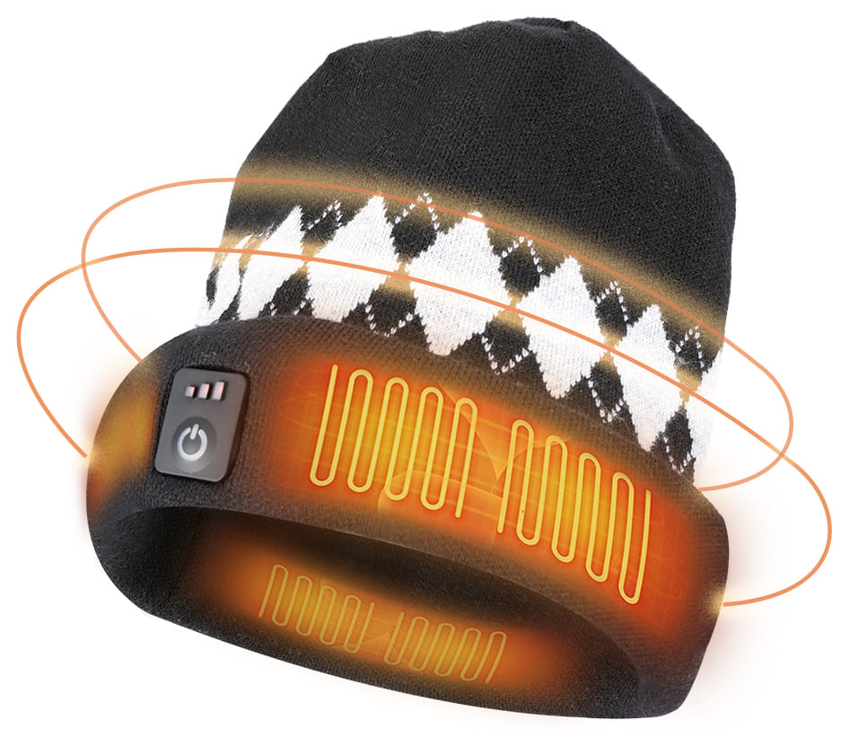 интелигентна отопляема електрическа шапка за зимата
