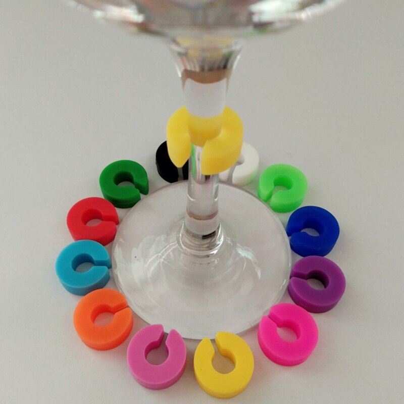 маркери за чаши напитки цветни етикети
