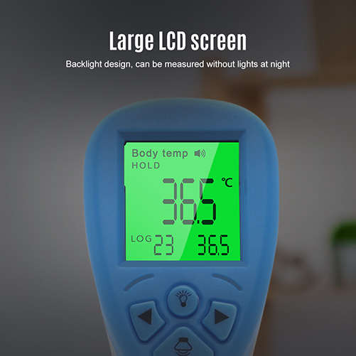 безконтактен термометър с LCD дисплей