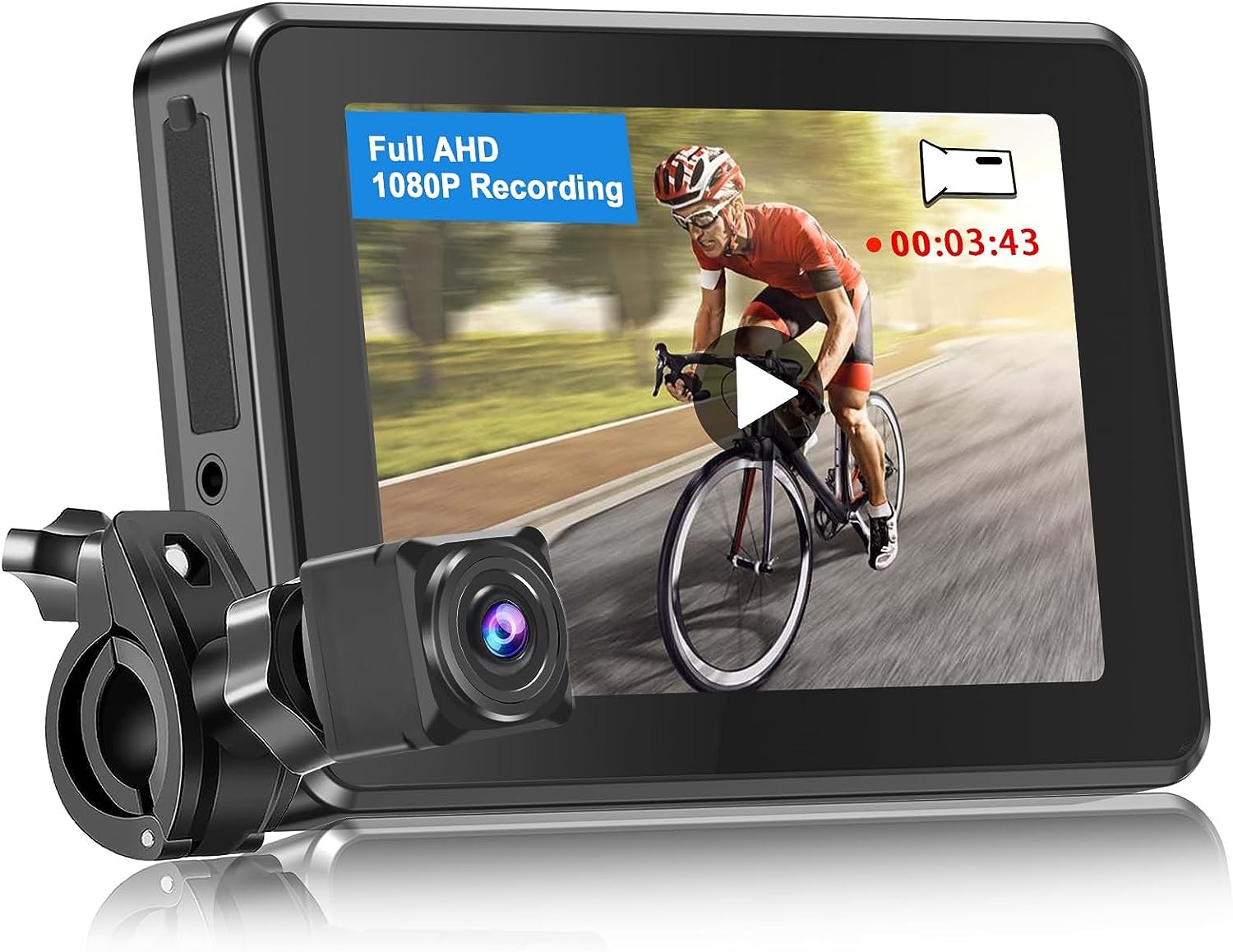 камера за задно виждане на велосипед със запис
