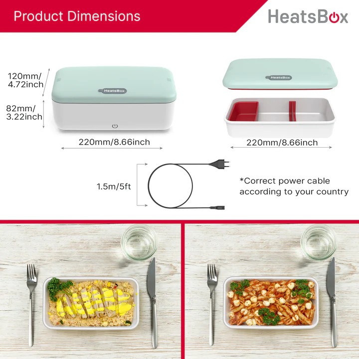 HeatsBox life кутия храна термо електрическо отопление преносим