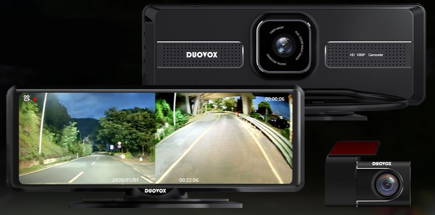 камера за кола с най -добро нощно виждане - duovox v9