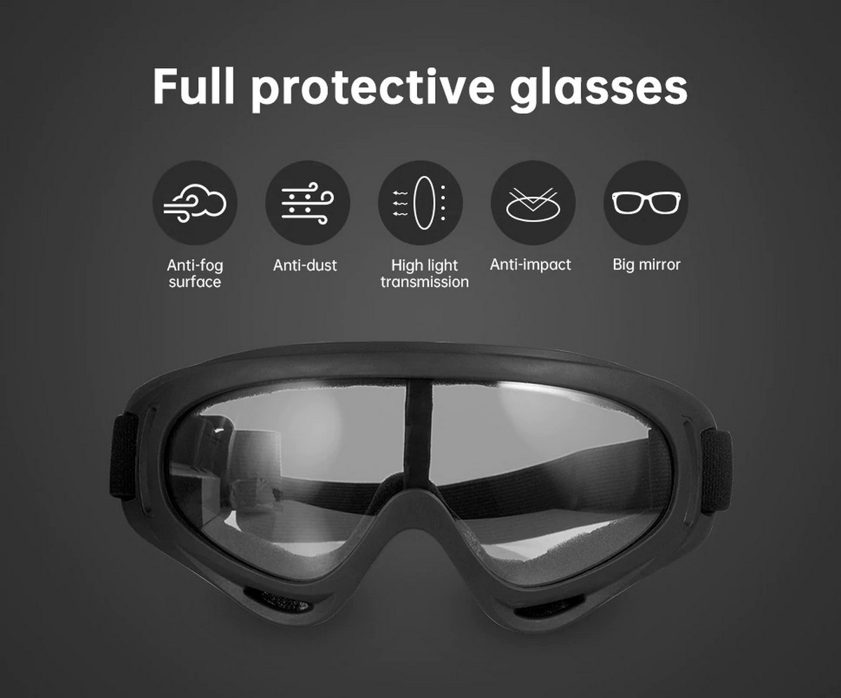 защитни очила, прозрачни срещу вируси и бактерии