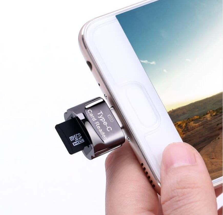 usb-c micro SD четец на карти за мобилен телефон