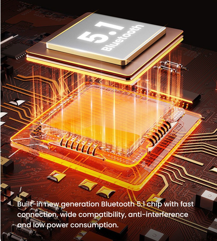 bluetooth Вграден - Bluetooth 5.1 чип от ново поколение