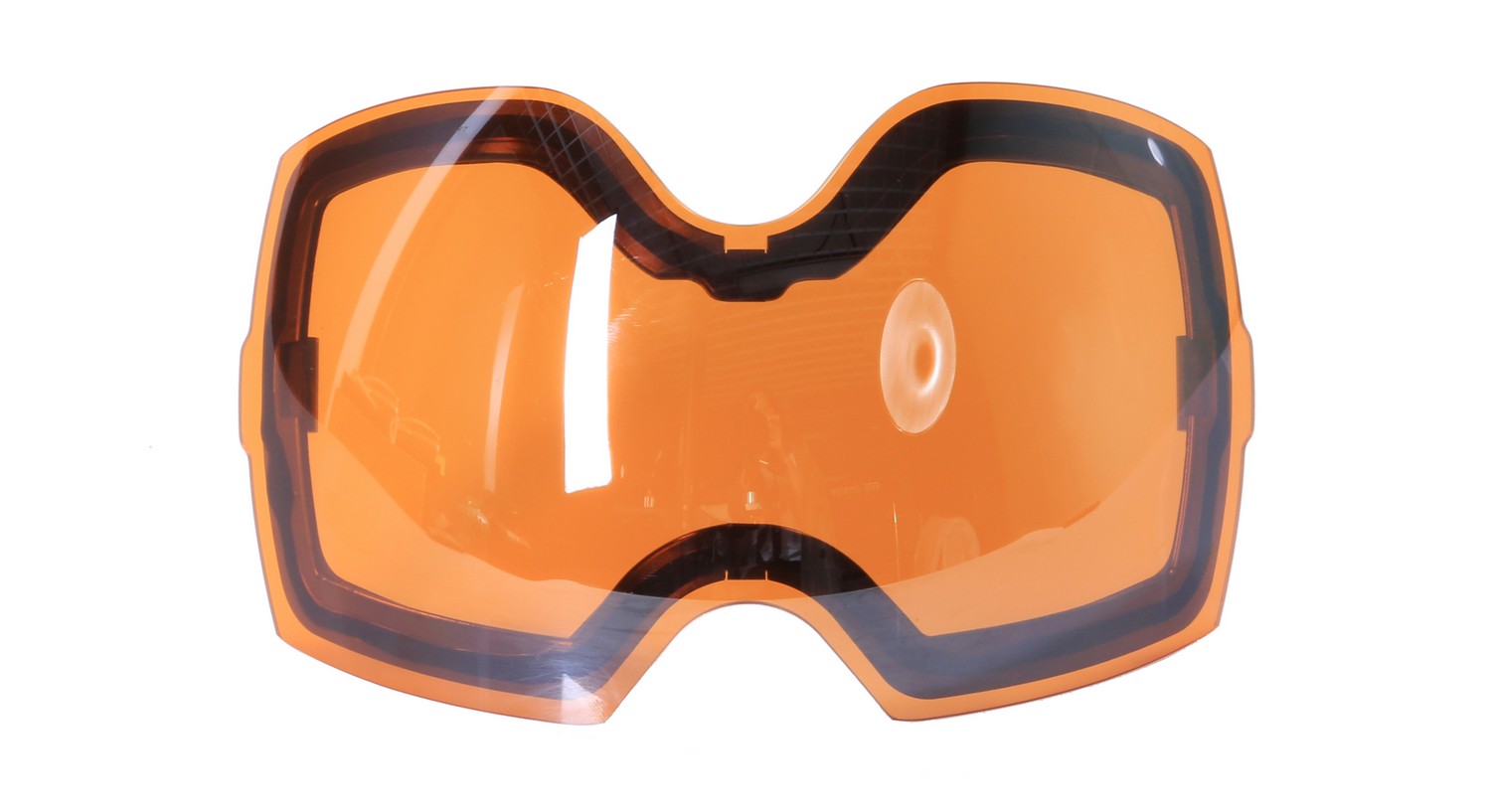 Оранжево резервно стъкло за ски очила
