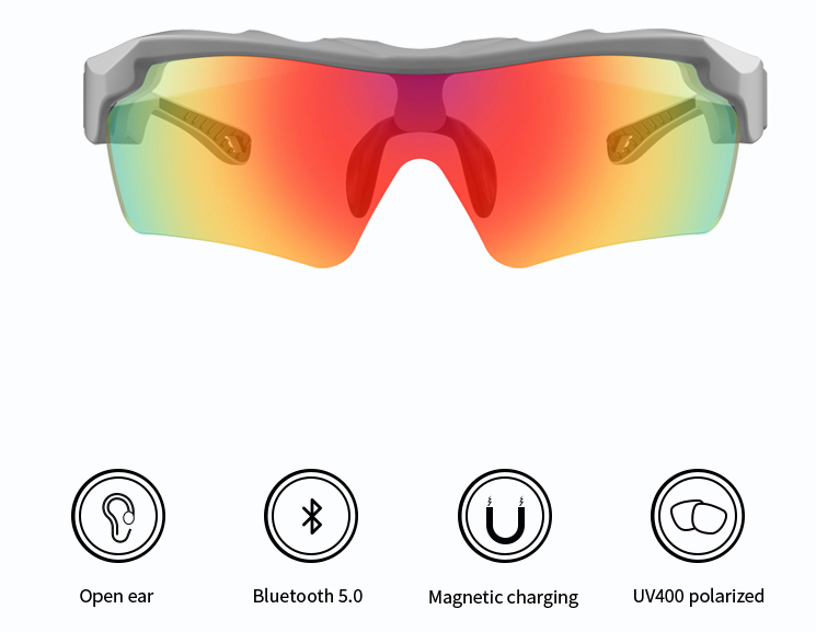 Смарт велосипедни очила за спорт с поддръжка на bluetooth