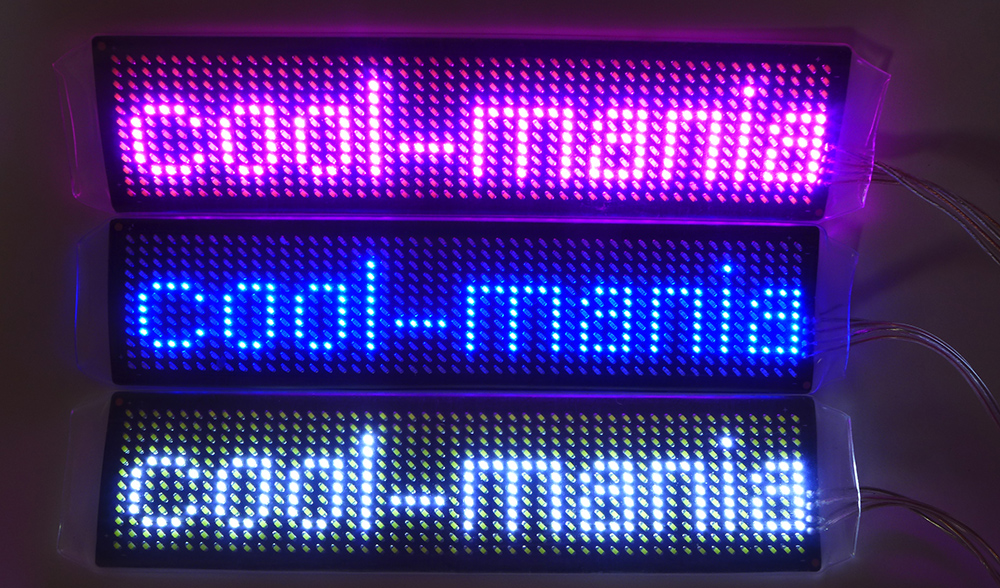 RGB LED лента за LED тениска