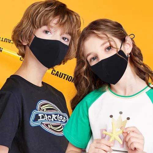 черна защитна маска за деца