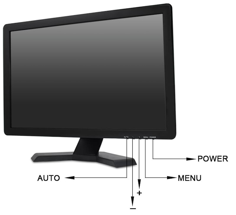 bnc монитор 19 инчов TFT LCD монитор с активна матрица