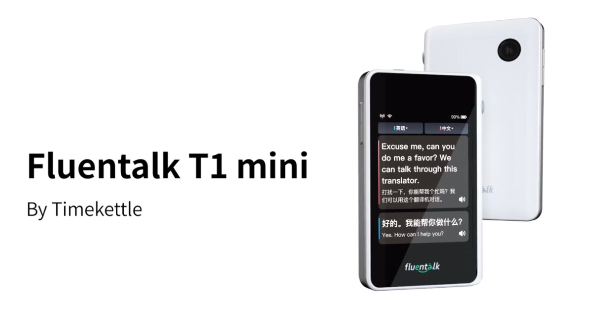 Fluentalk T1 mini Timekettle - преносим преводач за пътуване