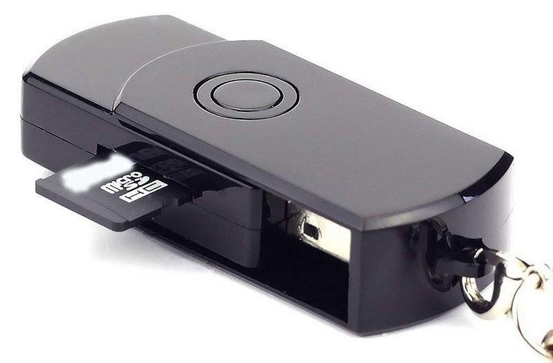 USB скрита шпионска камера с поддръжка на SD/TF карта до 32 GB