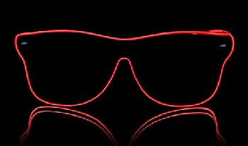 червени слънчеви очила