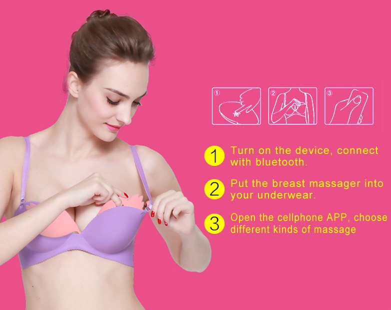масаж на гърдата стимулатор мобилен