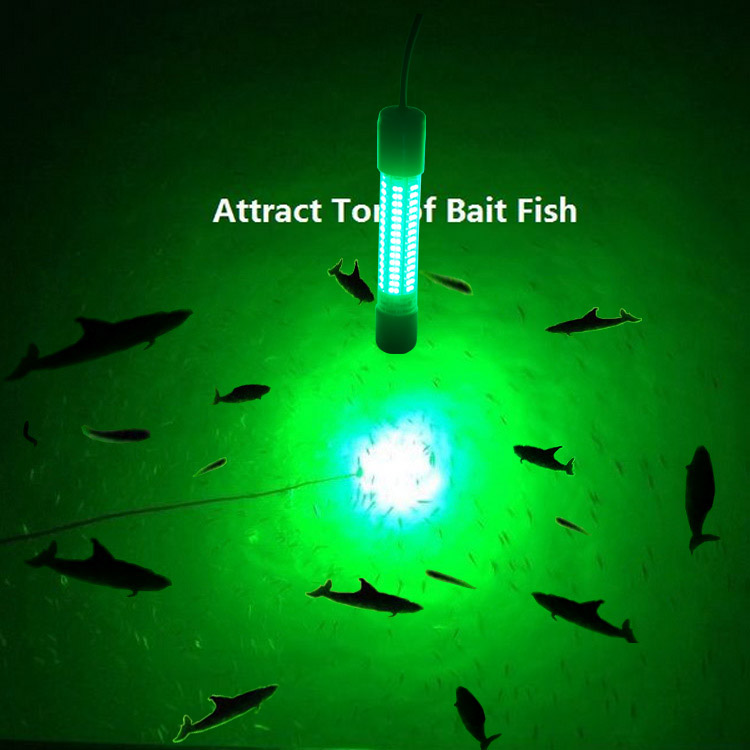 Риболовен светло зелен LED - идеален за нощен риболов - мощност до 300W