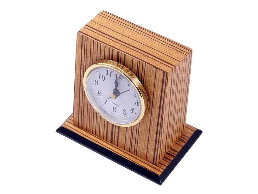 комплект офис часовник дървен подарък за шефа