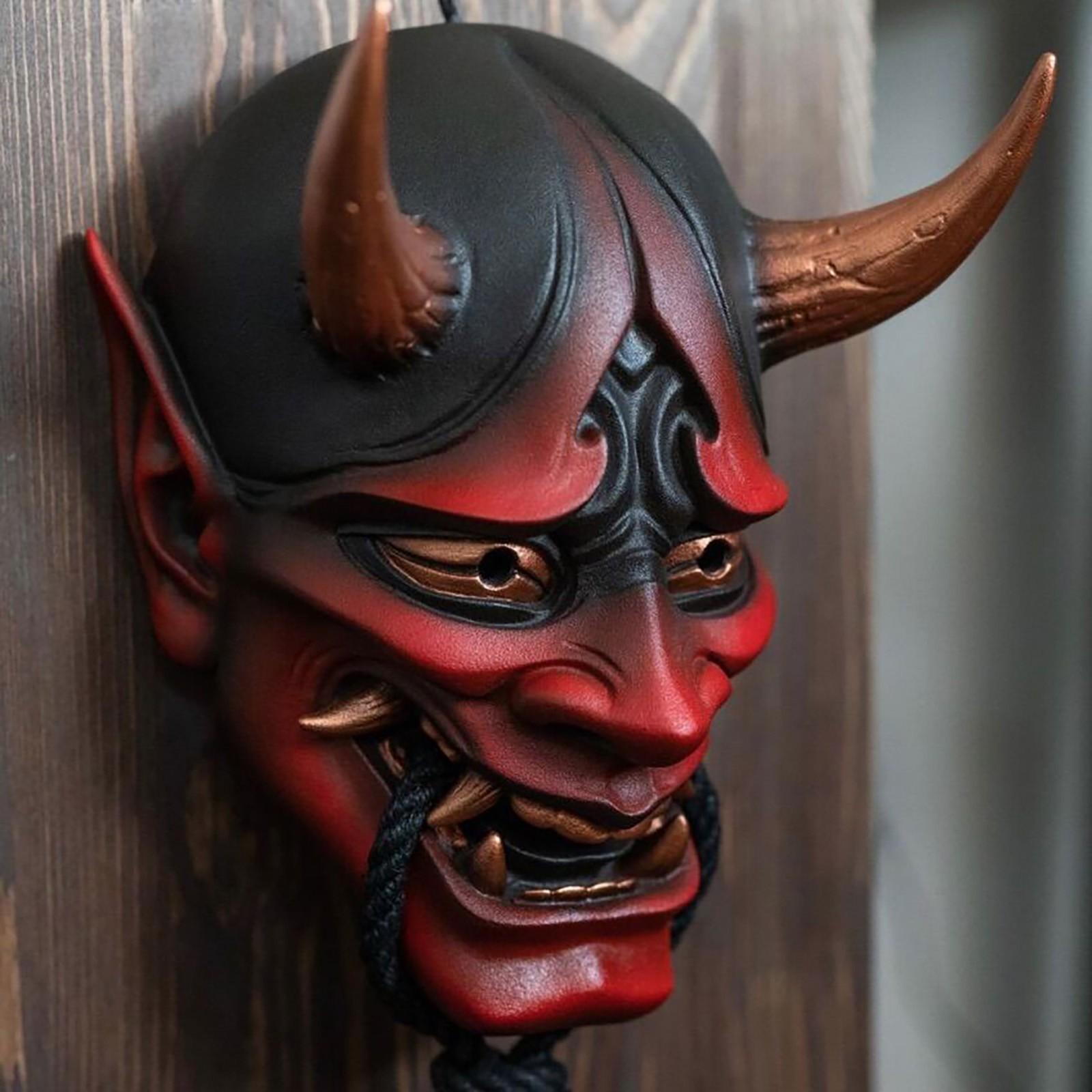 Японски демон маска на лицето карнавал