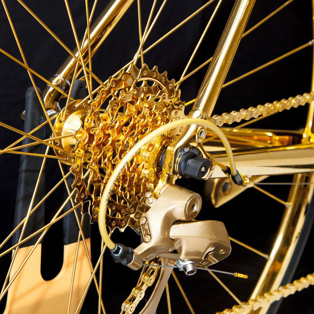 Златен велосипед за конструкция