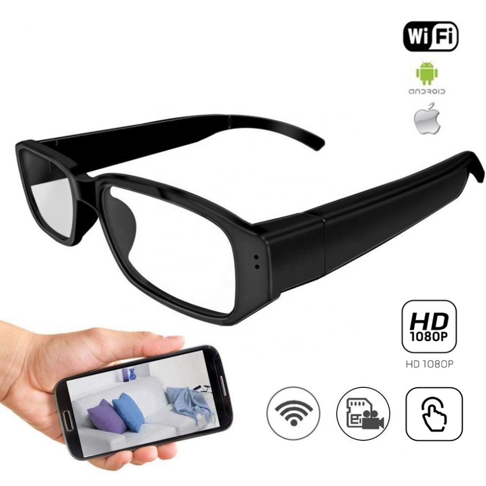 очила с камера - шпионска камера в очила с wifi