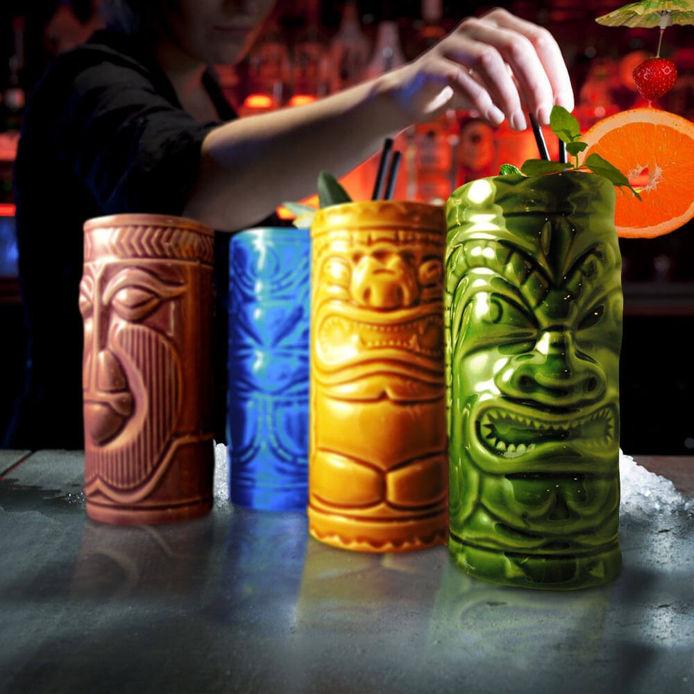 Чаши Тики- цветни чаши за смесени напитки